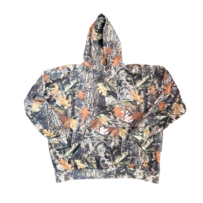 HAUS OF PARENTS HOODIE - WOOD CAMO