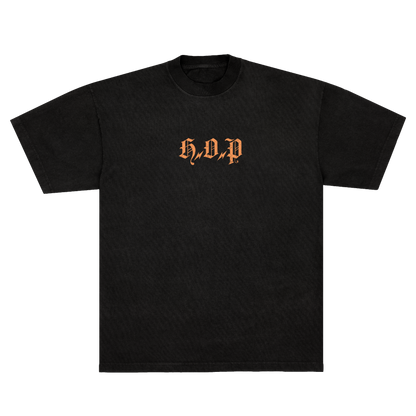 HOP TEE - FADED BLACK